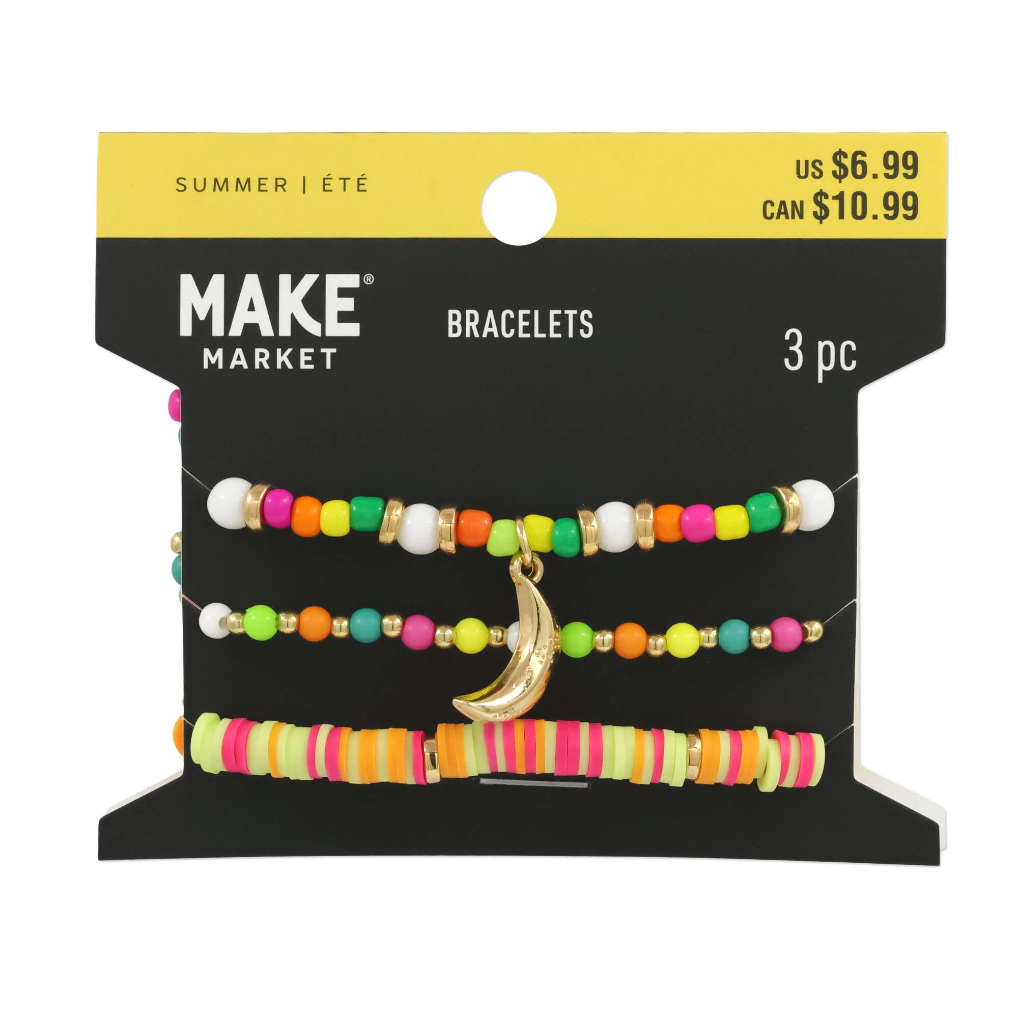 Summer Banana Beaded Bracelet Set by Make Market®